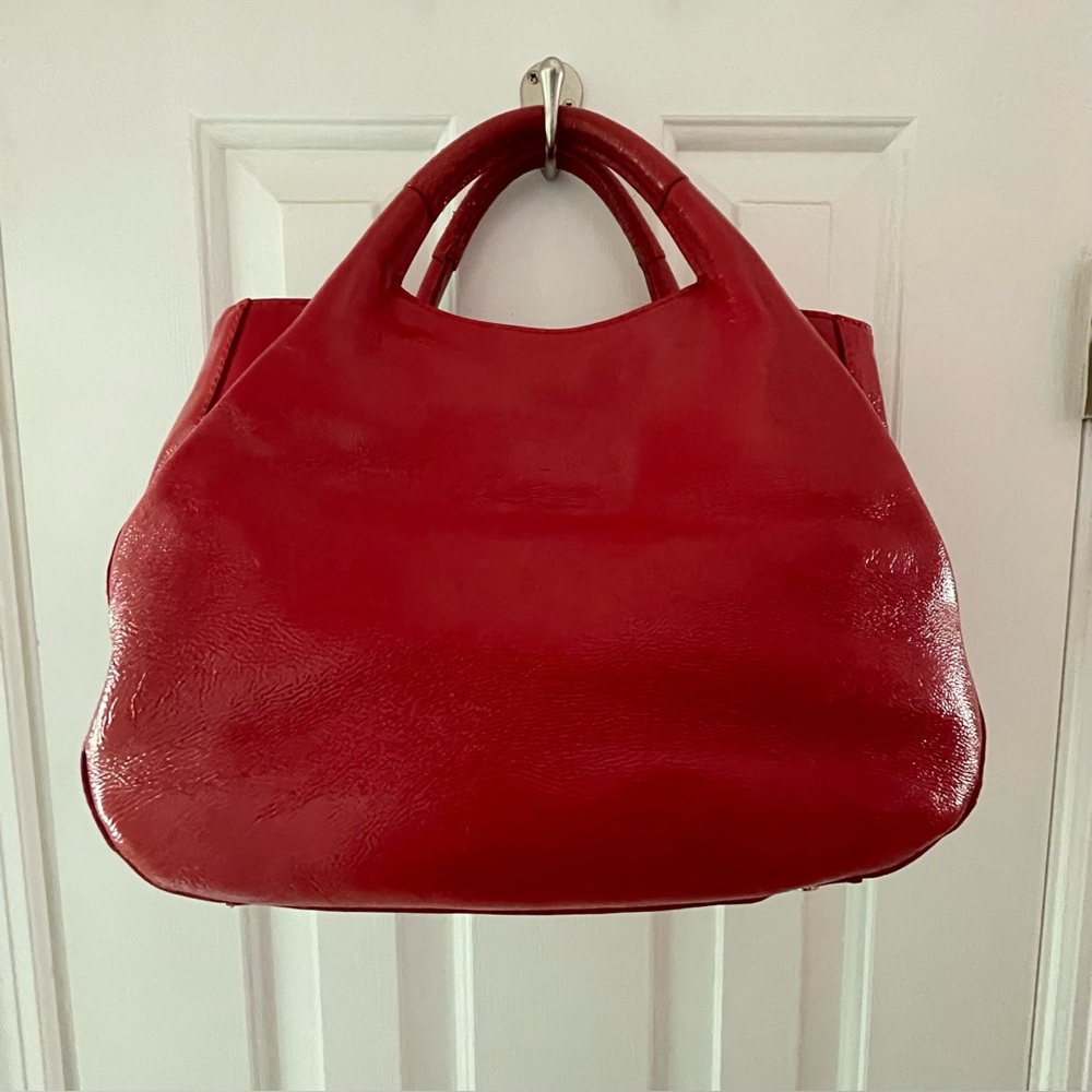 KATE SPADE RED SATCHEL HANDBAG - Picture 3 of 14